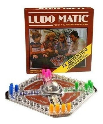 Juego De Mesa Ludo Matic Tablero De Plastico Con Dado 9408