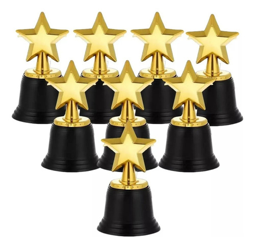 Genérico 16 Piezas Estrella Trofeo Premio Estatuilla