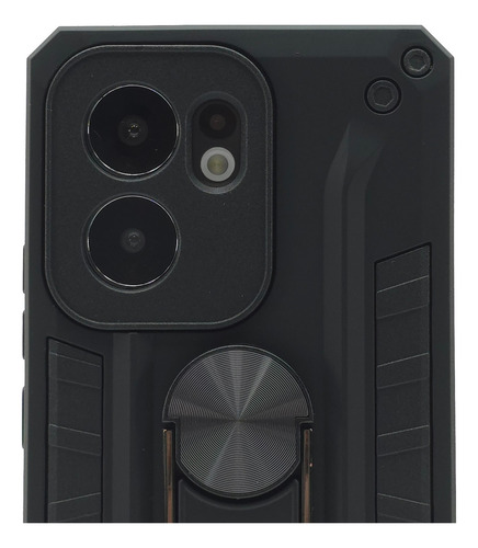 Funda - Protector - Case Para Oppo Reno 13f 5g Uso Rudo Negro Oppo Reno 13f 5g