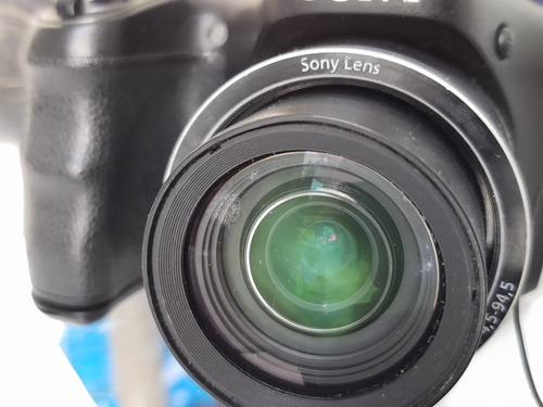 Leia Tudo! (com Defeito) Câmera Sony H100 Com 26x De Zoom