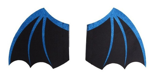 Imagem 3 de 9 de Fantasia Vestido Infantil Vampirina Halloween C/ Asas E Arco