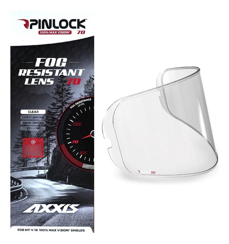 Accesorio Pinlock V-18 Para Casco Axxis