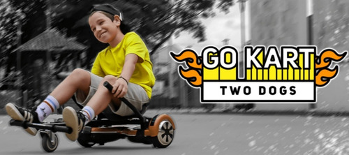 Go Kart Hoverboard Original Two Dogs