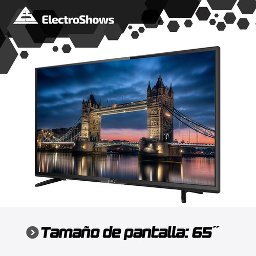 Smart Tv 4k 65 Pulgadas Kanji Wifi Hdr Netflix Youtube