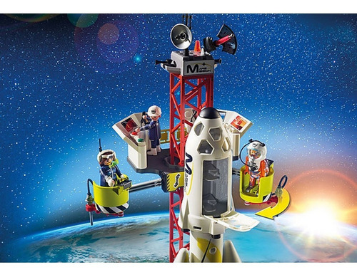 Playmobil 9488 Space Cohete Con Plataforma De Lanzamiento