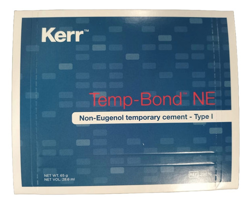 Kerr Temp-bond Ne Cemento Temporal Odontologia Dental