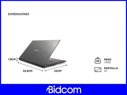 Notebook Noblex Intel Celeron 4gb Ram 128gb Ssd N14x1010
