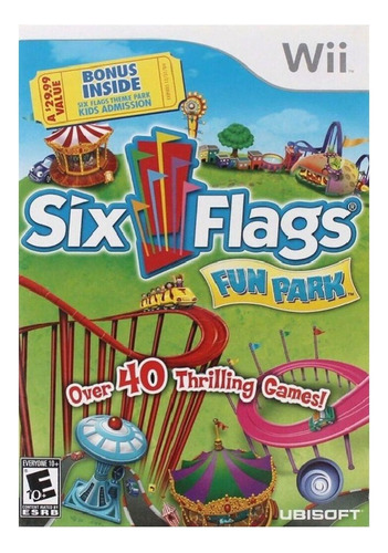 Jogo Six Flags Fun Park - Nintendo Wii - Usado