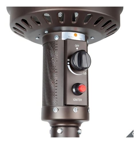 Calefactor Calentador Para Exterior Patio Gas Lp Color Gris