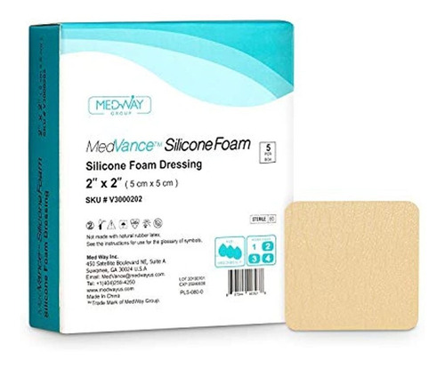 Medvance Tm Silicona  Apósito De Espuma Absorbente Adhesivo