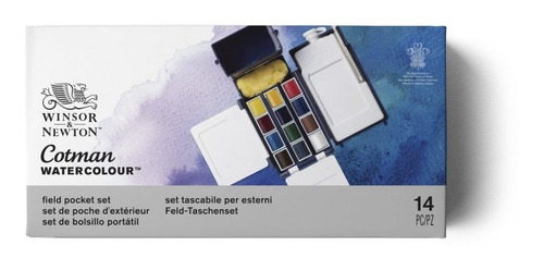 Acuarelas Cotman Field Box X 12 Winsor & Newton Microcentro