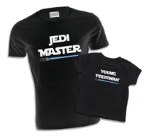 Comprar Kit Playera Pañalero Star Wars Jedi Master Padre E Hijo Hija