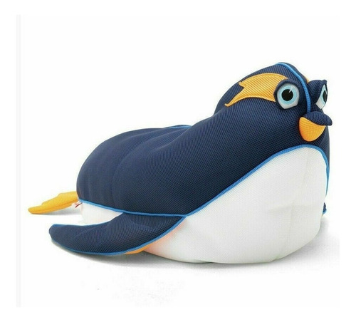 Flotador De Piscina Pingüino  Big Joe  Azul-blanco Megahh