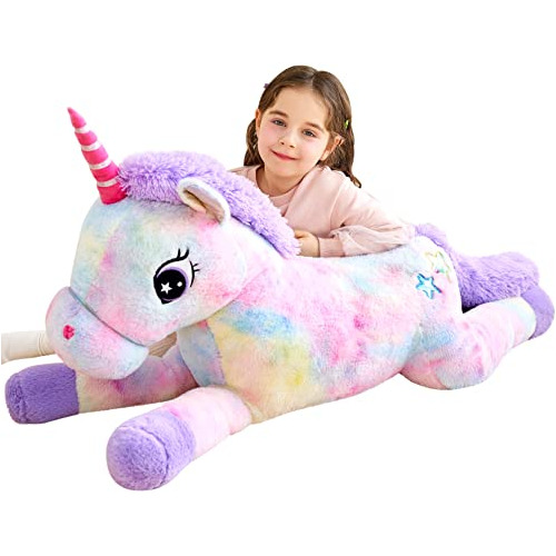 Juguete De Peluche De Unicornio Gigante, Juguetes De Pe...