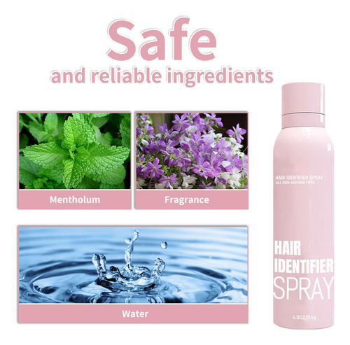 Spray Identificador De Cabelo Para Barbear O Rosto, 1*spray