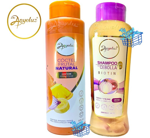 Shampoo Y Coctel De Frutas Anye - mL a $100