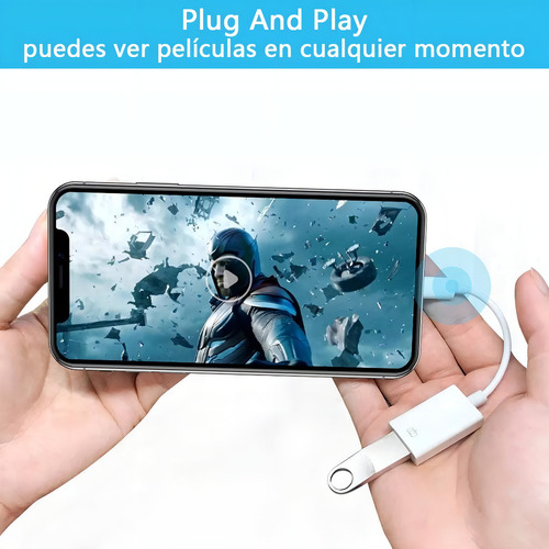 Adaptador Otg Usb 3.0 Para iPhone iPad