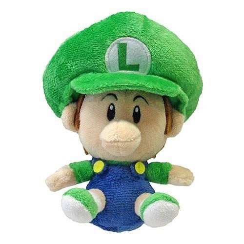 Oficial Super Mario Plush 5 Baby Luigi