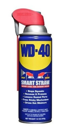 Wd-40 10152 Multi-use Product Spray With Smart Straw, 12 Oz.