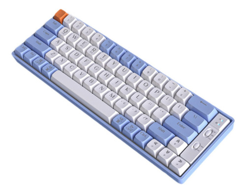 Ft Teclado Para Jogos Com Layout De 65 Teclas, Hot Azul