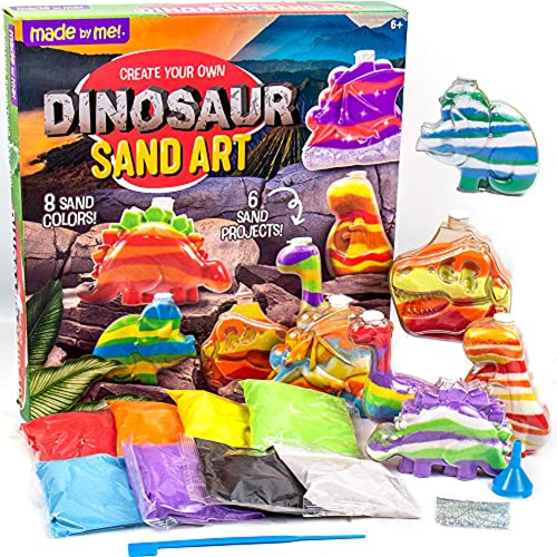 Kit Manualidades Made By Me Create Your Own Dinosaur Sand Ar