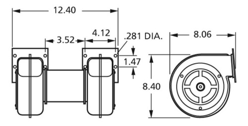 Soplador Centrifugo Reemplazo De Fasco 50756-d500 S9