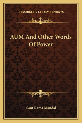 Libro Aum And Other Words Of Power - Mandal, Sant Rama