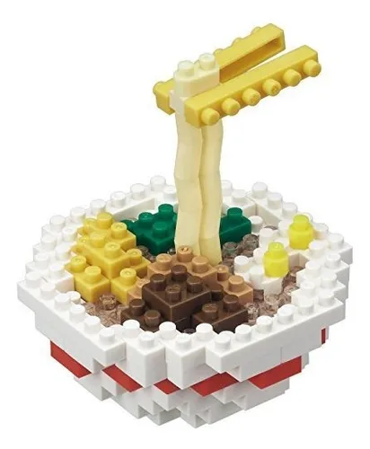 Juego De Construccion De Fideos Ramen Nanoblock (140 Piezas)