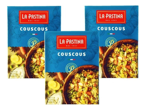 3 Couscous Italiano La Pastina 500g Cuscuz Em