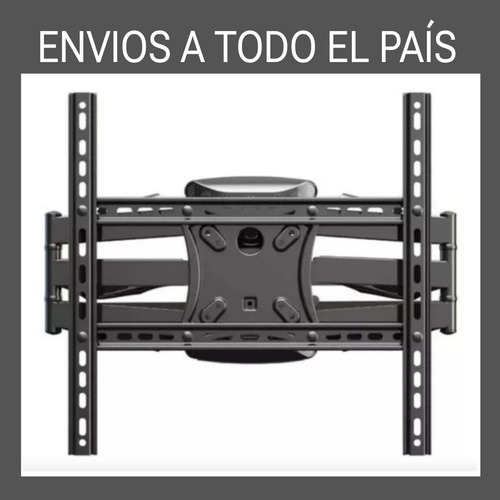 Soporte Tv Led Doble Brazo Movil 32 A 75 Reforzado Negro