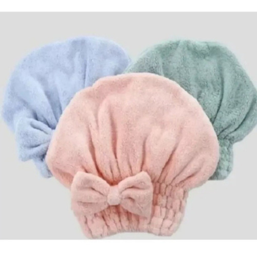 Gorro Toalla Microfibra Para Secar Cabello Ducha