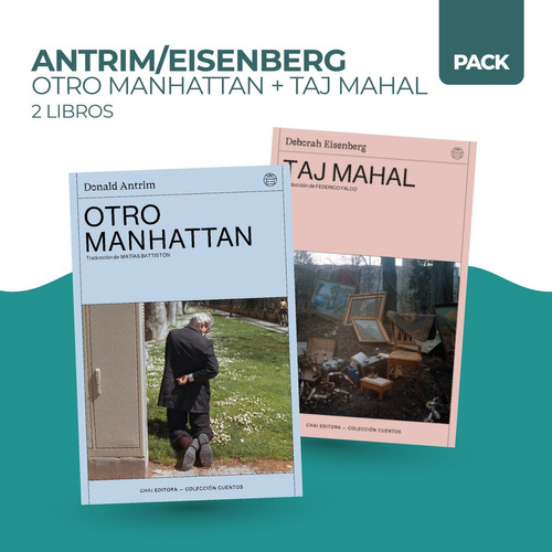 Otro Manhattan + Taj Mahal - 2 Libros - Antrim/eisenberg