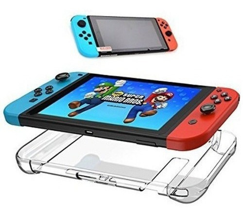 Cristal Case Para Nintendo Switch Y Joycons