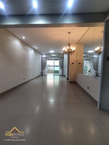 Imagem 2 de 20 de Apartamento Com 3 Dormitórios À Venda, 130 M² Por R$ 850.000,00 - Canto Do Forte - Praia Grande/sp - Ap4681
