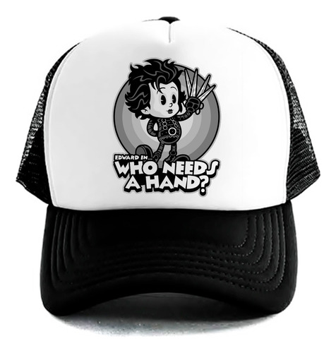 Gorra Unisex De Malla Edward Manos De Tijera Horror