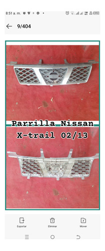 Parrilla Nissan X-trail 02/13  Original