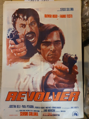 Afiche De Cine Original-2202- Revolver Con Oliver Reed