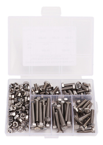 Juego De Tuercas M5, Tornillos Y Tornillos De Acero Inoxidab
