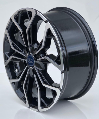 Rodas Aro 17 4x108 Ford Ecosport Titanium (unidade) Cor Preto Diamantado