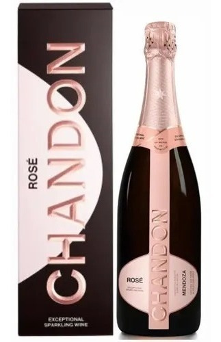 Champagne Chandon Rose 750 Original Estuche Regalo