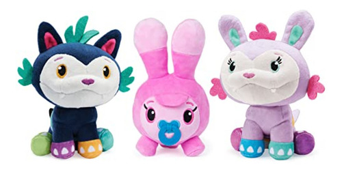 Peluche Abby Hatcher, Catch-a-hug Mo, Bo Y Little Doh Fuzzly