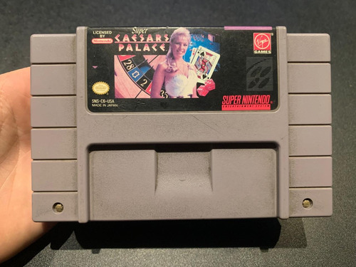 Super Caesars Palace Snes Cartucho