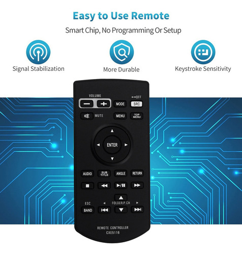 Control Remoto De Repuesto Cxe5116 Para Pioneer Dvd Rds Av R