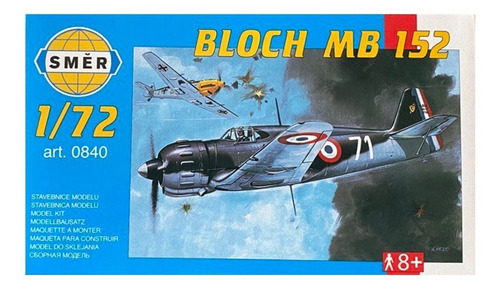 Avion A Escala Bloch Mb 152. Smer