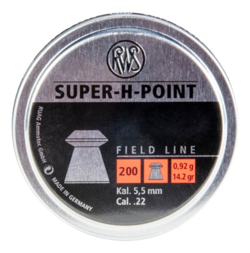 Pellets Rws Super H Point .22 (200pzs) Xchws P