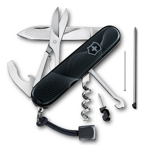 Victorinox Navaja Compact Dark Wave Le Dia Del Padre 2024 Color Negro