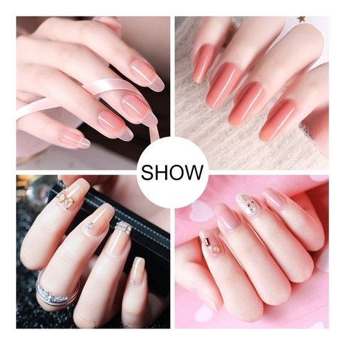 Polygel Kit 6w Lámpara Led Para Juego De Extensión De Uñas