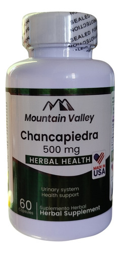 Chancapiedra 500mg ×60 Cápsulas - Unidad a $1433