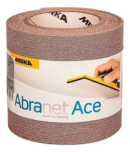Rolo De Lixa P/tacos Abranet Ace Mirka Rolo 115mmx10m P320 Quantidade De Cascalhos 320