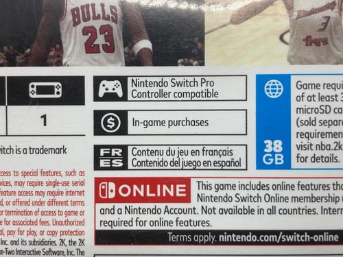 Nba 2k23 Standard Edition 2k Games Nintendo Switch Físico (Usado)